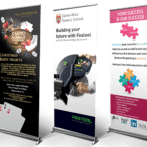Roller Banners in Fleet Street